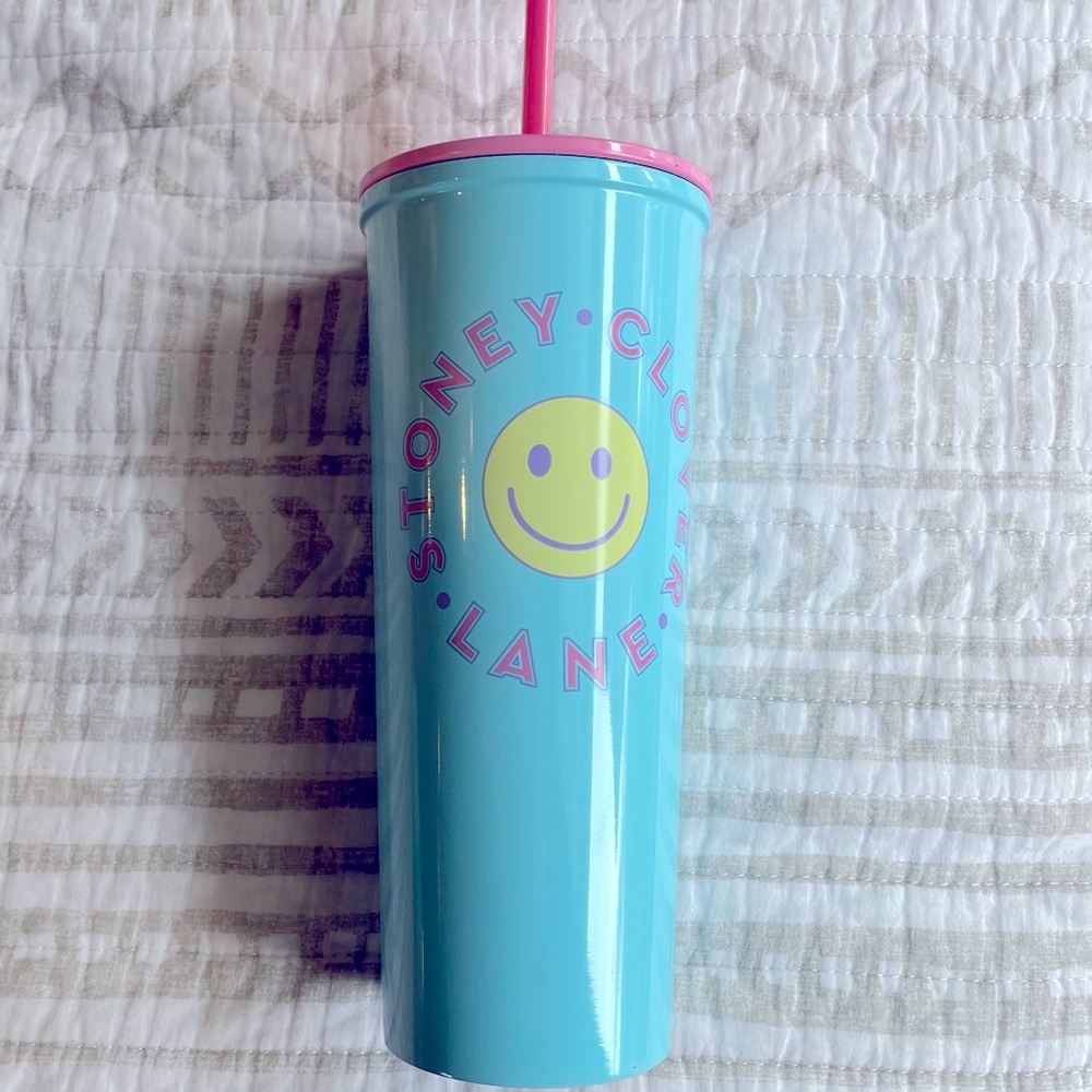 Stoney Clover Lane stainless steel cup blue